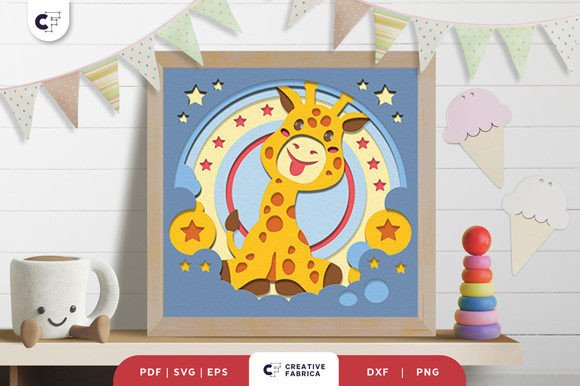 Baby Giraffe 3D Shadow Box Paper Cut: A Designer’s Real-World Review