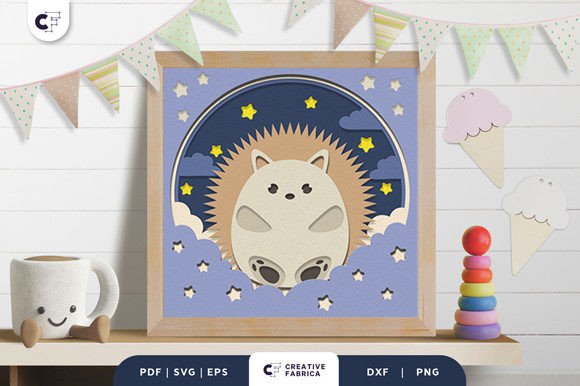 Baby Hedgehog 3D Shadow Box SVG: A Designer’s Real-World Review