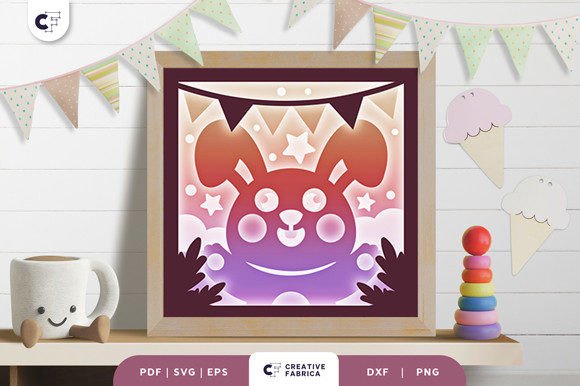 Baby Rabbit 3D SVG: Table Decorations Asset Review