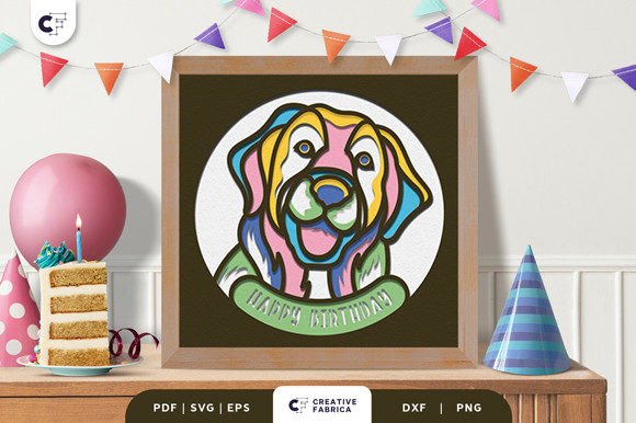Birthday Golden Retriever 3D Light Box: A Designer’s Real-World Review
