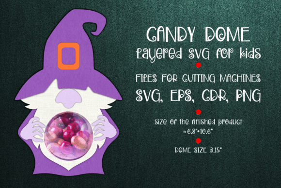 Gnome Magician Halloween Candy Dome: A 3D SVG Design That Delivers Seasonal Charm with Marketing Precision