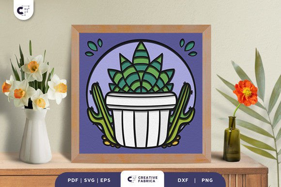 h1>Potted Succulent 3D Paper Cutting SVG: A Delicate Touch for Lifestyle and Nature Blogs
