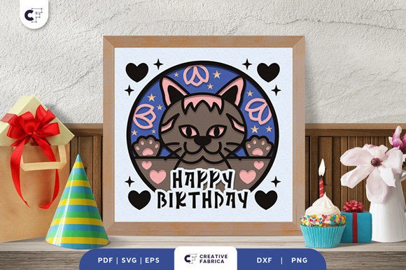Happy Birthday Cat 3D SVG for Birthdays: A Crafter’s Review