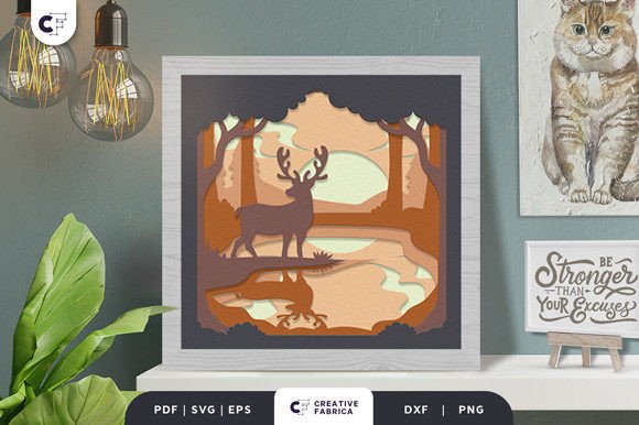 Lake in the Forest 3D Light Box Papercut: A Designer’s Review for Real Client Projects