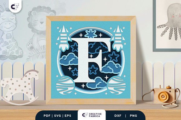 Letter F Baby Boy Alphabet 3D Papercut Review: A Designer’s Real-Use Perspective
