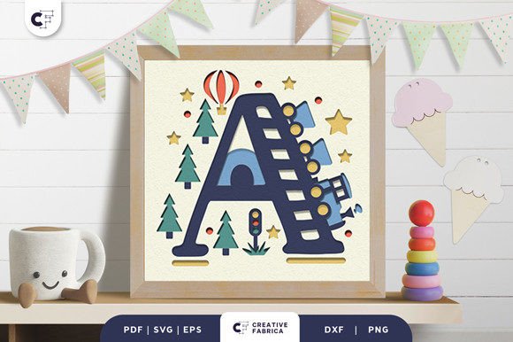Letters a Baby Boy Alphabet 3D SVG: A Brand Review