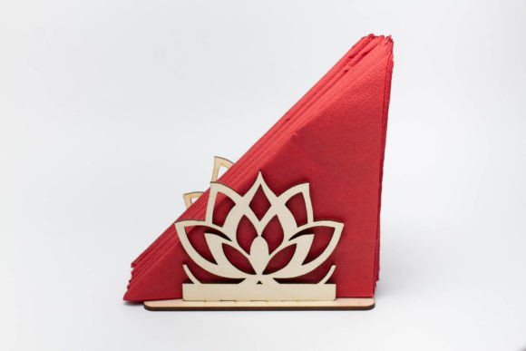 Lotus Mandala Napkin Holder: A 3D SVG Ornament Review for Digital Sellers