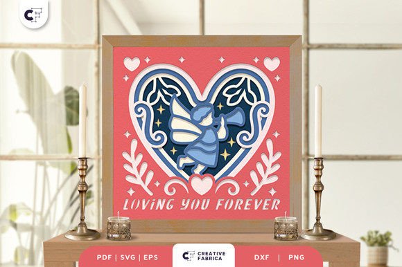 Loving You Forever 3D SVG: A People-Centric Design for Emotional Editorial Impact