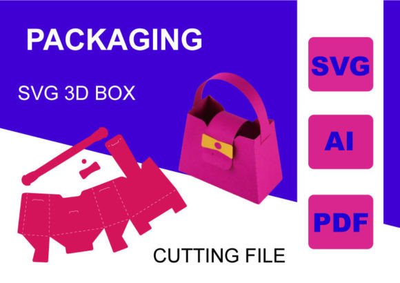 Mini Purse Box 3D SVG: A Stylish Design Asset for Modern Bloggers and Publishers