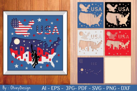Patriotic Shadow Box USA 3D Layered SVG: A Brand Designerβs Honest Review