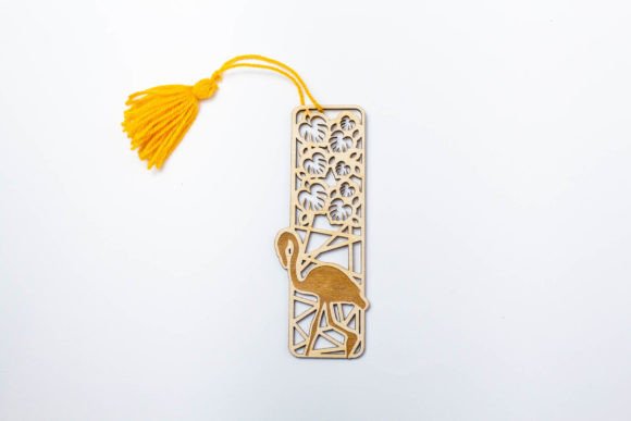 Summer Flamingo Bookmark 3D SVG for Crafters & Etsy Sellers